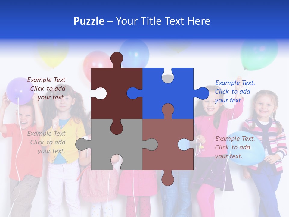 Years Seven Caucasian PowerPoint Template