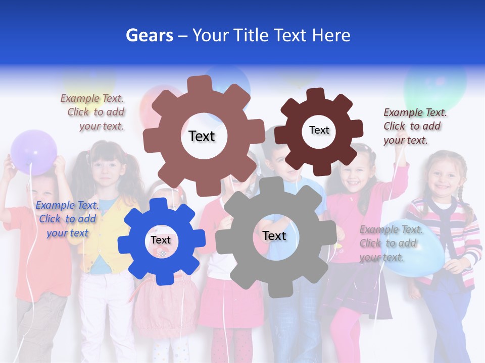 Years Seven Caucasian PowerPoint Template