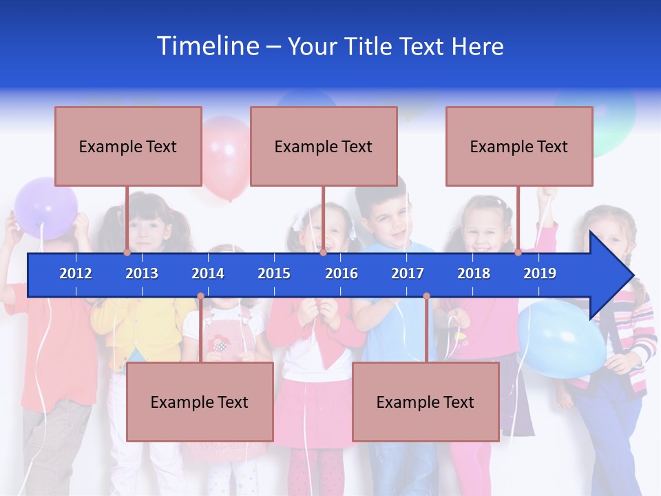 Years Seven Caucasian PowerPoint Template