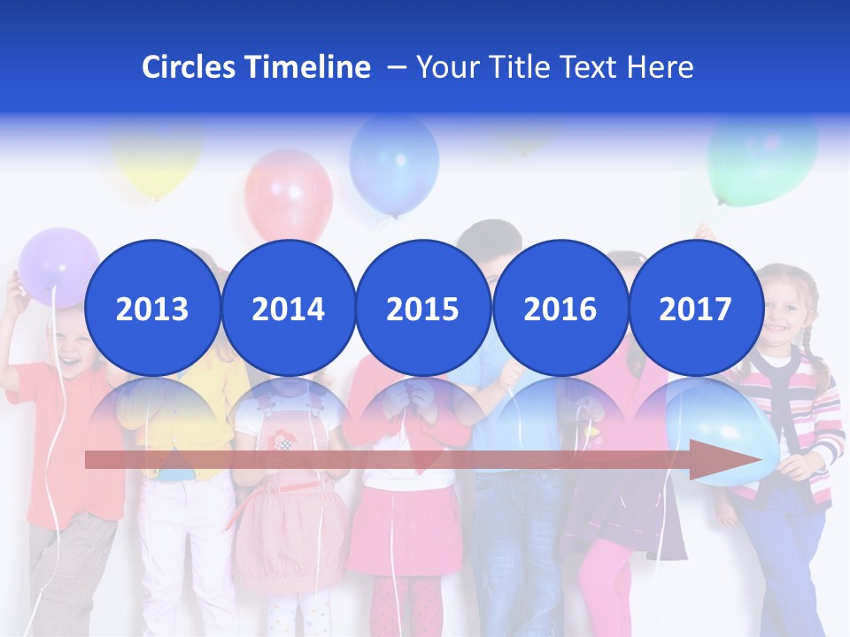 Years Seven Caucasian PowerPoint Template