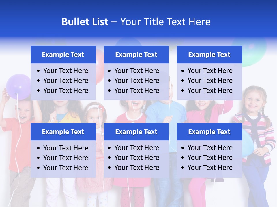 Years Seven Caucasian PowerPoint Template