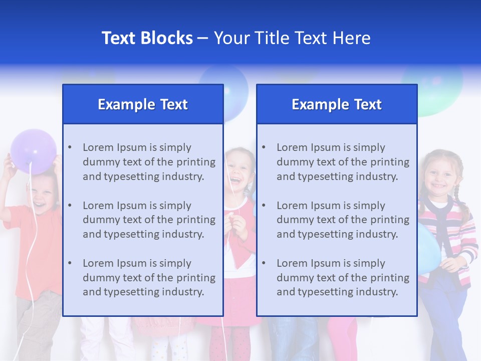 Years Seven Caucasian PowerPoint Template