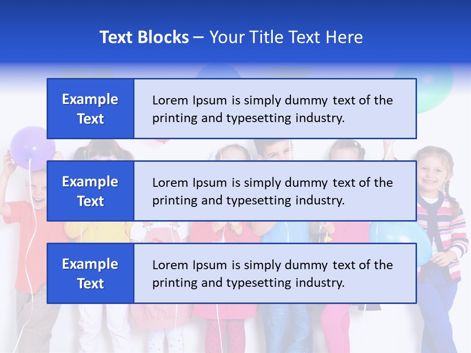 Years Seven Caucasian PowerPoint Template