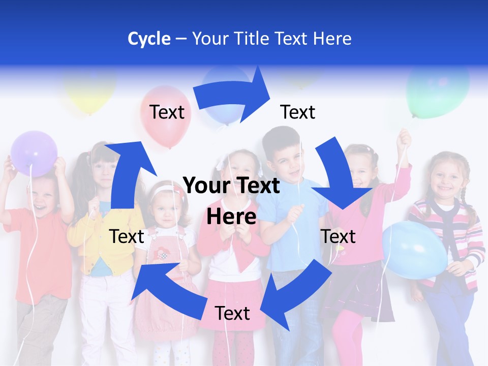 Years Seven Caucasian PowerPoint Template