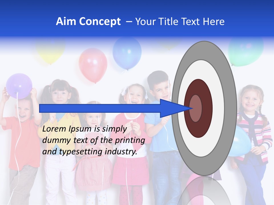 Years Seven Caucasian PowerPoint Template