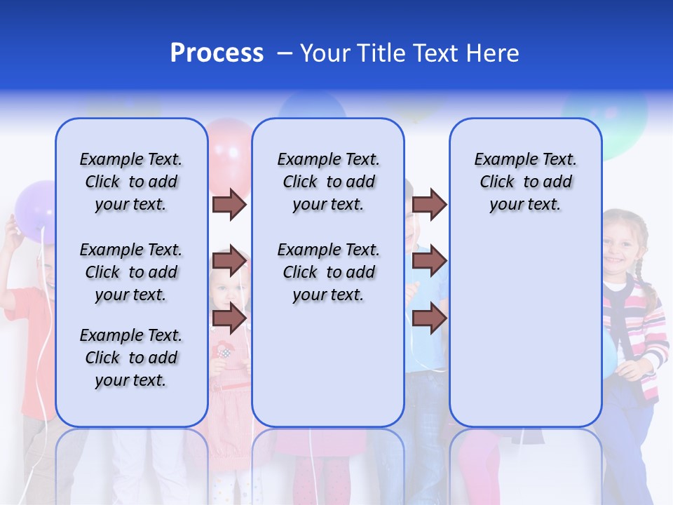 Years Seven Caucasian PowerPoint Template