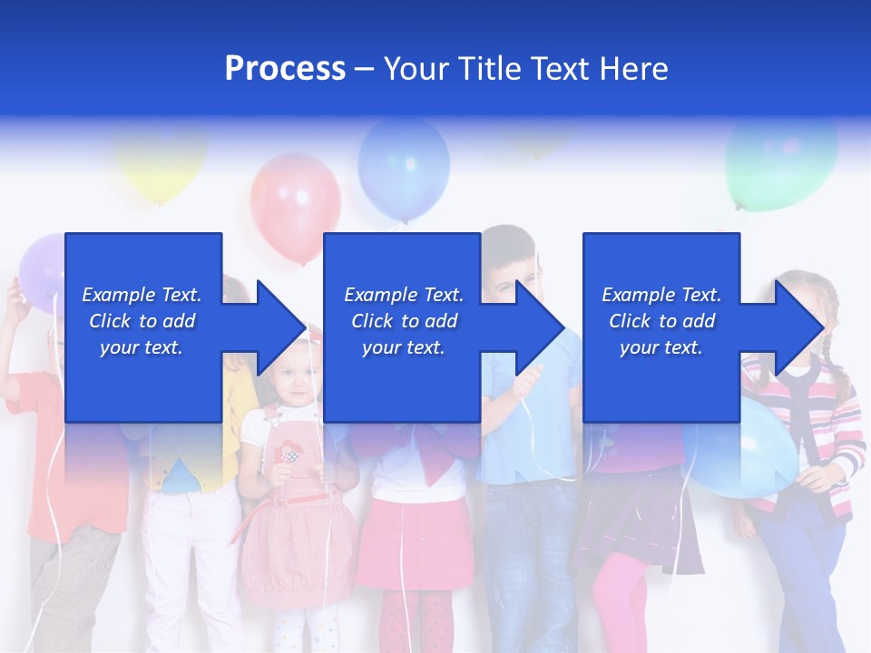 Years Seven Caucasian PowerPoint Template