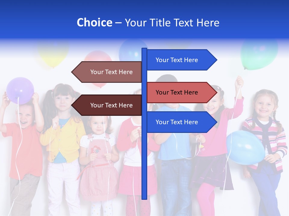 Years Seven Caucasian PowerPoint Template
