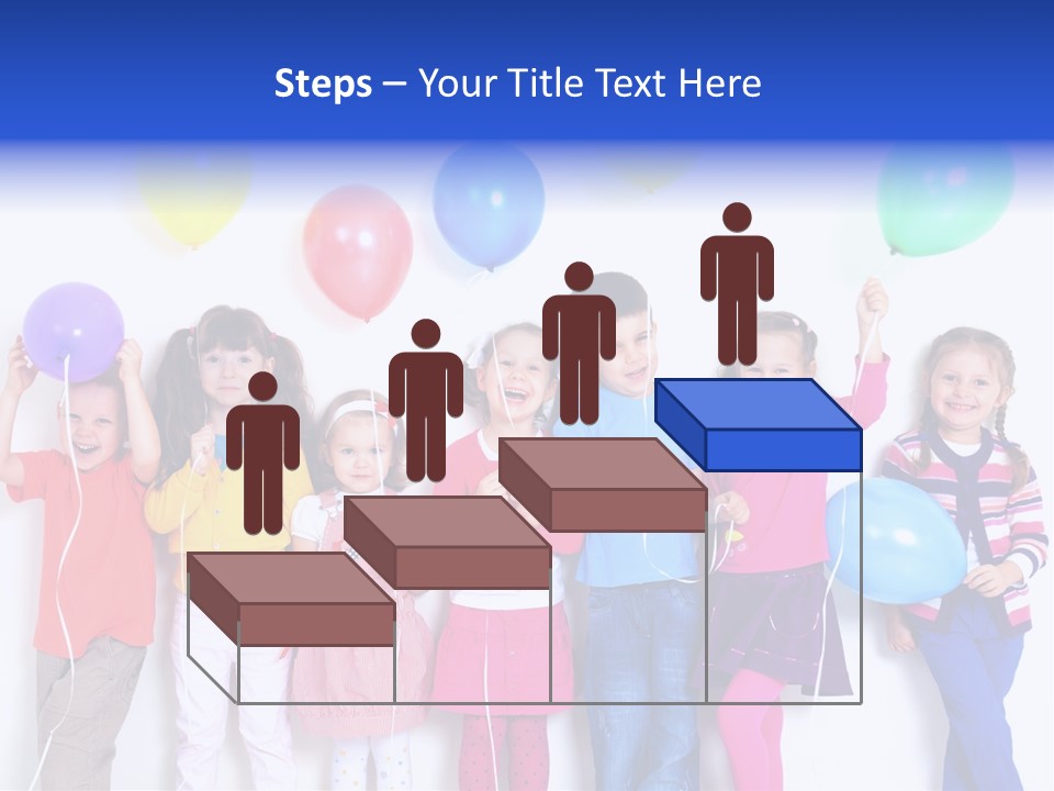 Years Seven Caucasian PowerPoint Template