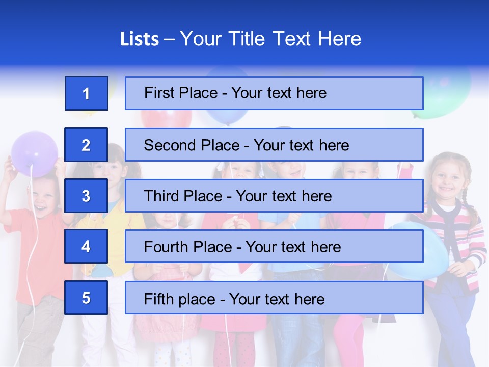 Balloon Years Birthday PowerPoint Template