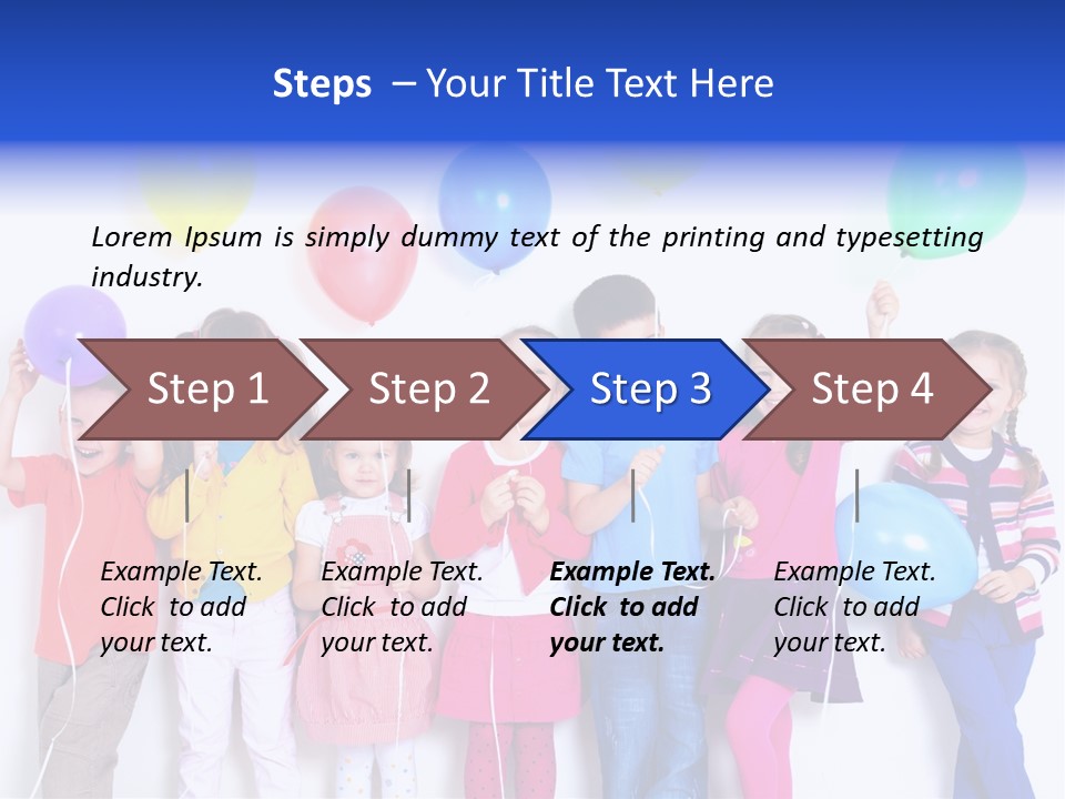 Balloon Years Birthday PowerPoint Template