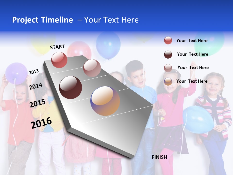 Balloon Years Birthday PowerPoint Template