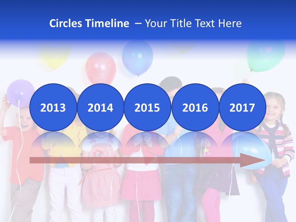 Balloon Years Birthday PowerPoint Template