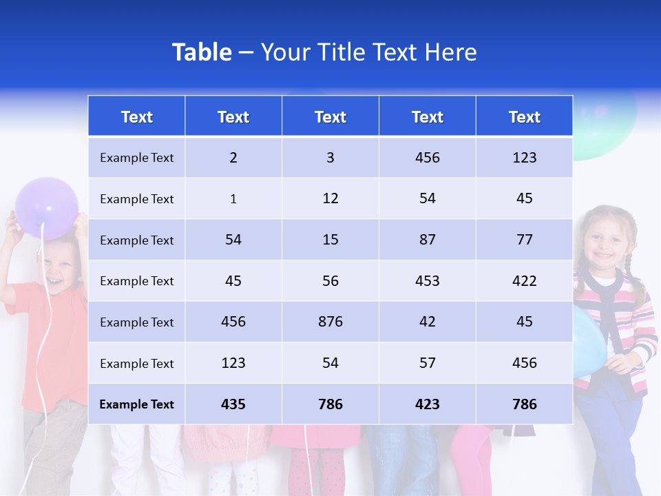 Balloon Years Birthday PowerPoint Template