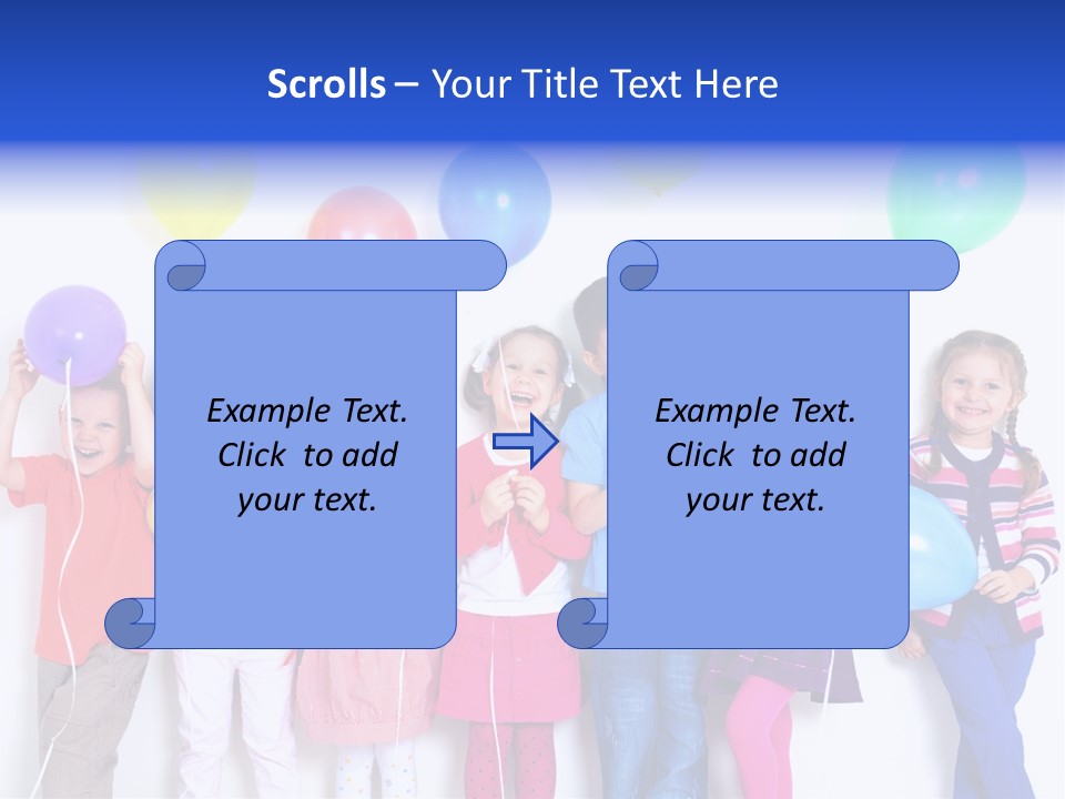 Balloon Years Birthday PowerPoint Template