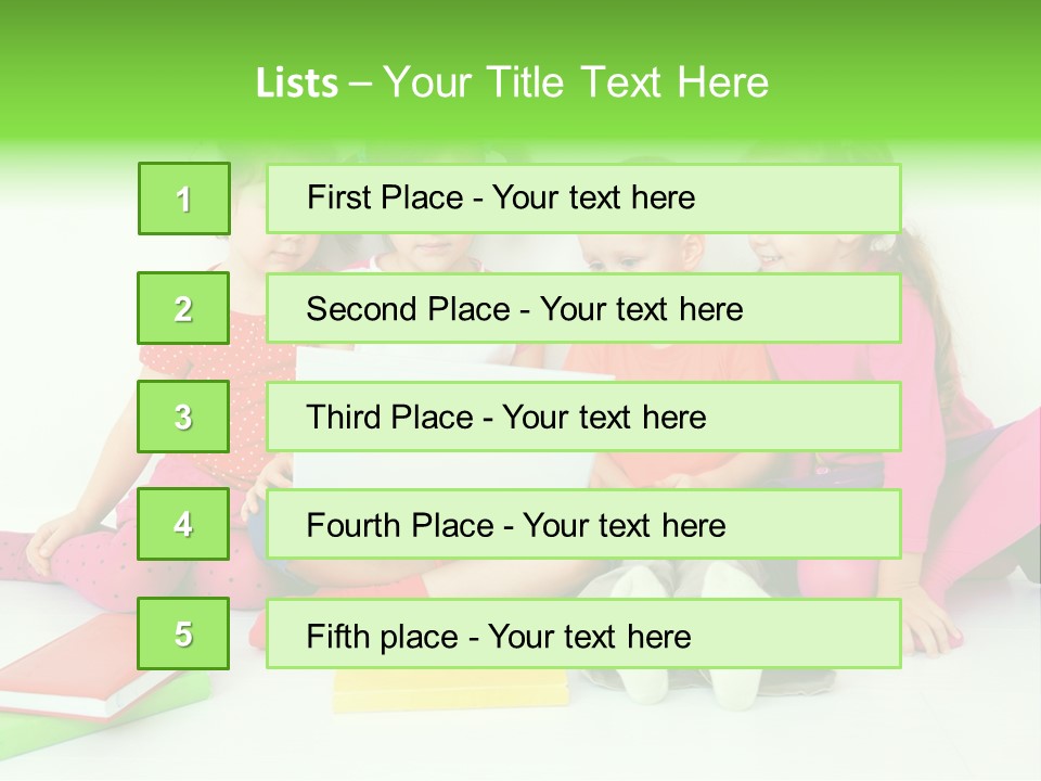 People Toddler Offspring PowerPoint Template