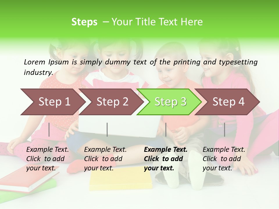 People Toddler Offspring PowerPoint Template