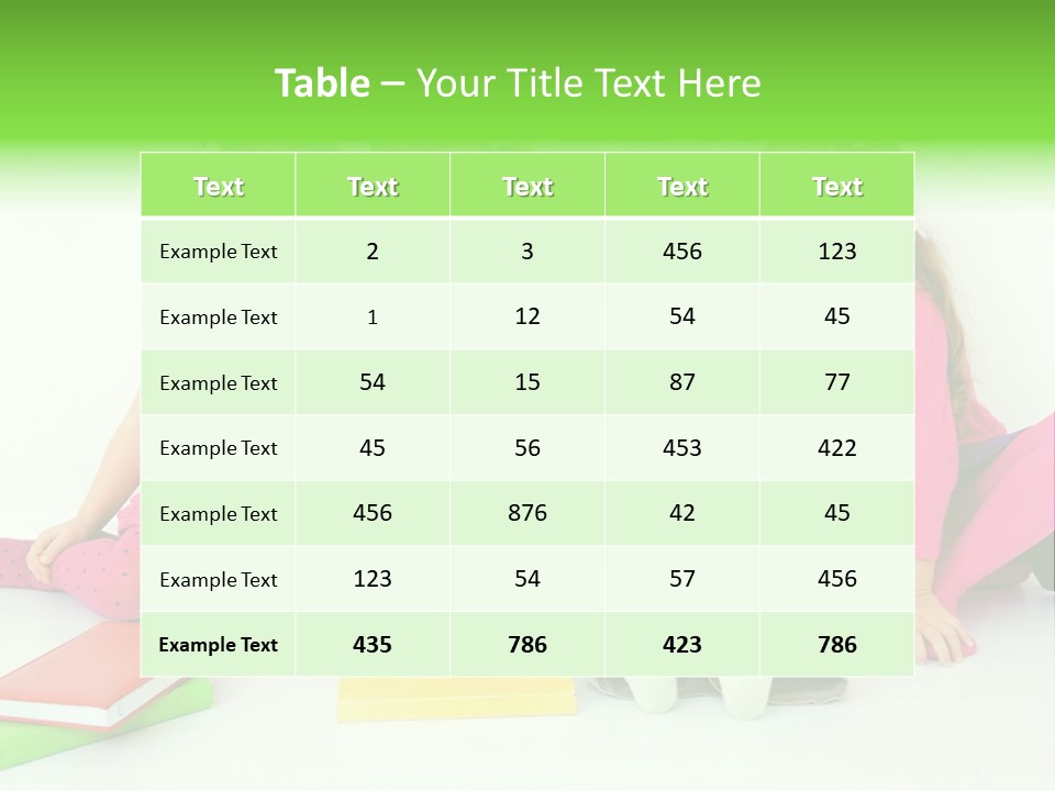 People Toddler Offspring PowerPoint Template