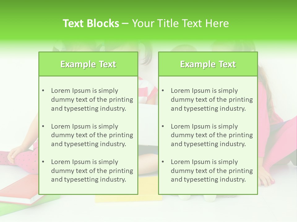 People Toddler Offspring PowerPoint Template