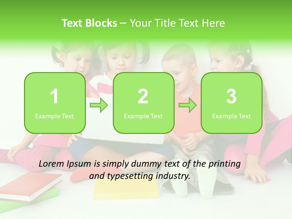 People Toddler Offspring PowerPoint Template
