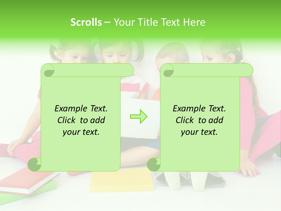 People Toddler Offspring PowerPoint Template