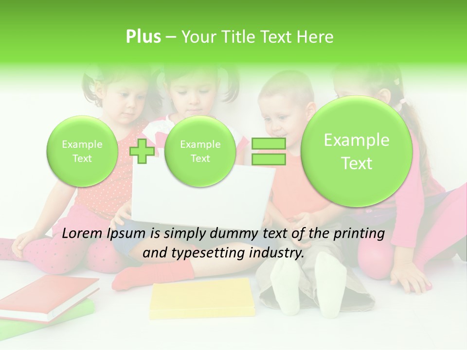 People Toddler Offspring PowerPoint Template