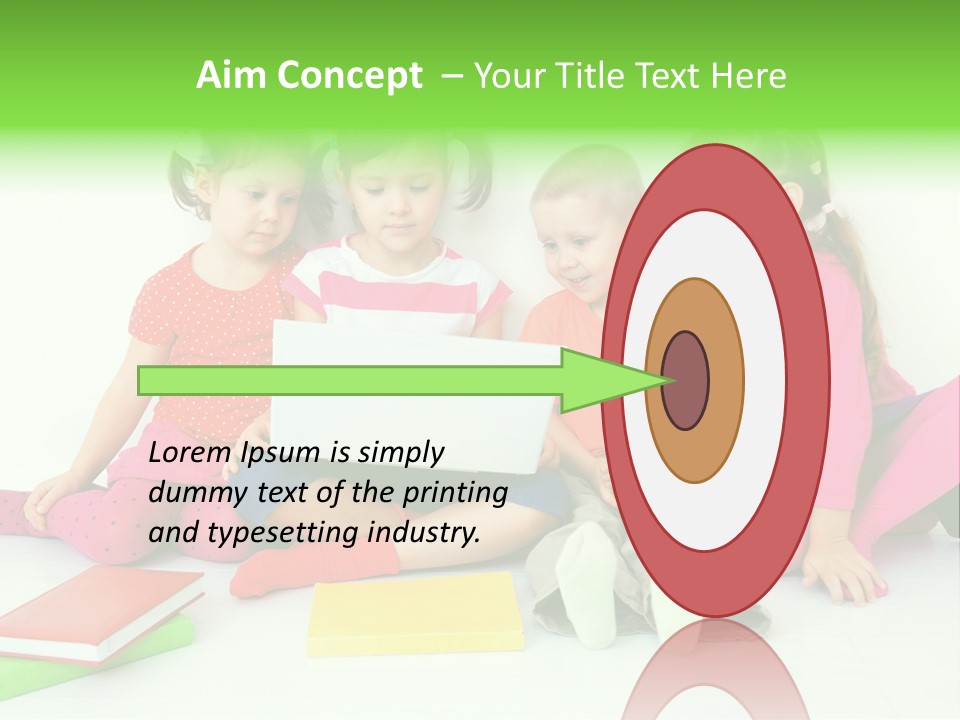 People Toddler Offspring PowerPoint Template