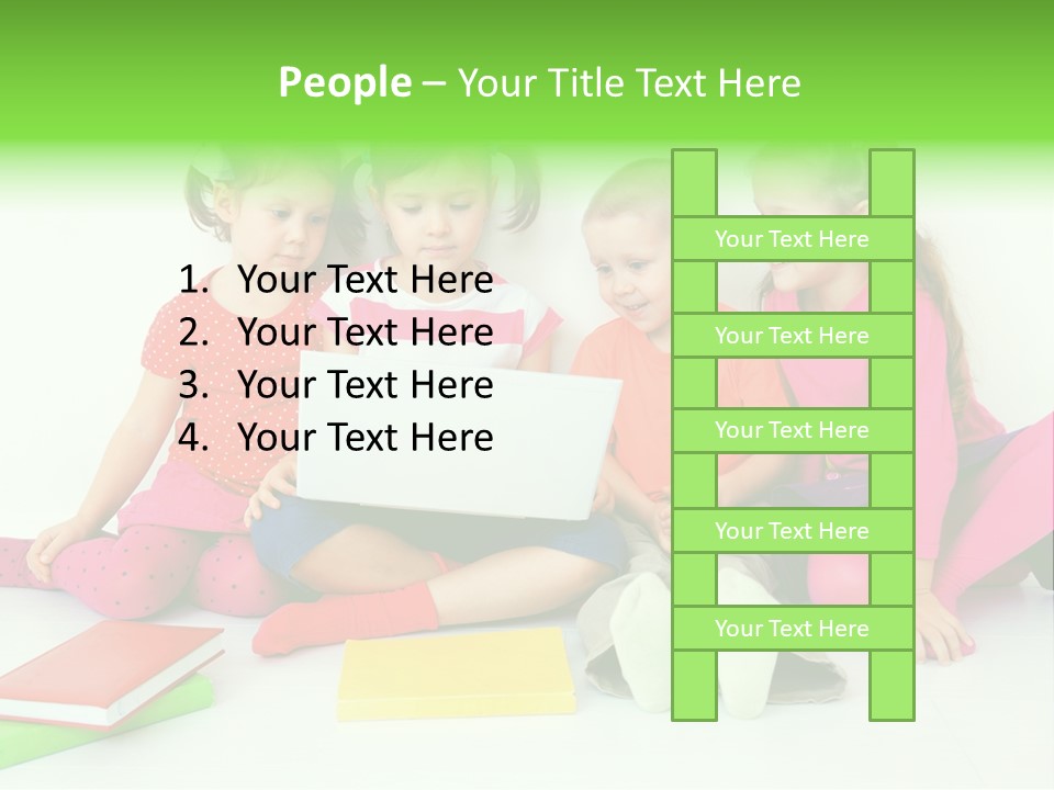 People Toddler Offspring PowerPoint Template