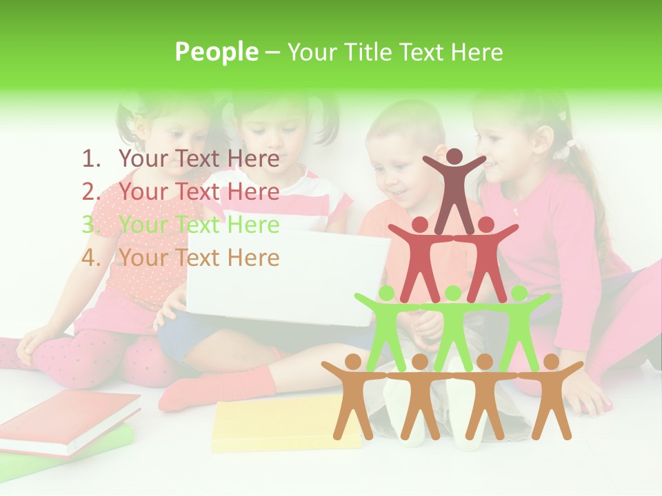 People Toddler Offspring PowerPoint Template