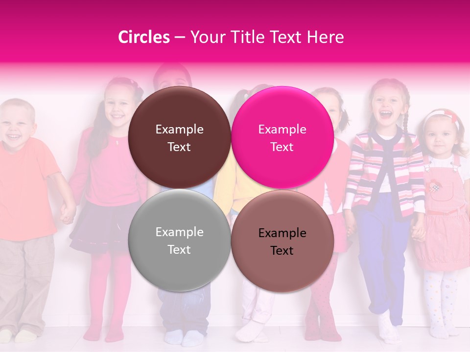 Boys Line Celebration PowerPoint Template