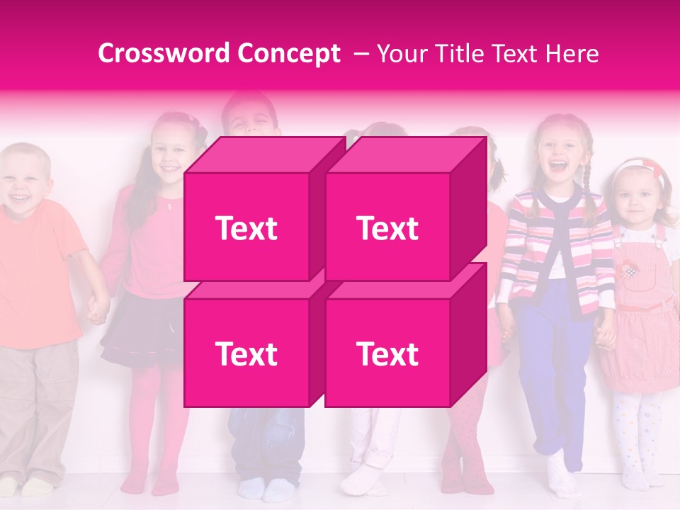 Boys Line Celebration PowerPoint Template