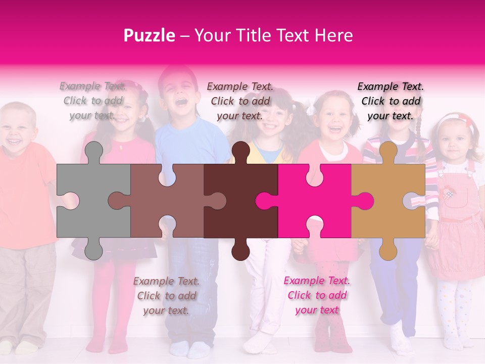 Boys Line Celebration PowerPoint Template