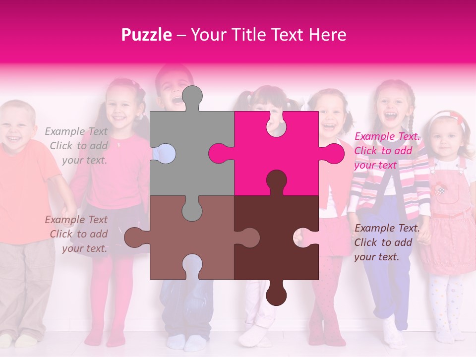 Boys Line Celebration PowerPoint Template