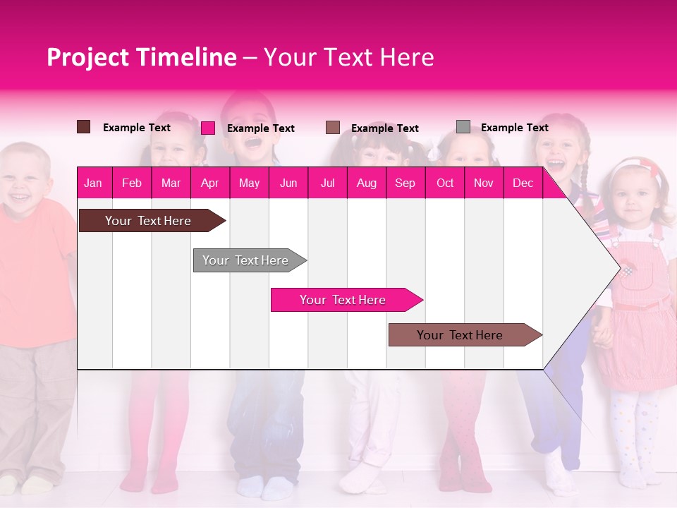 Boys Line Celebration PowerPoint Template