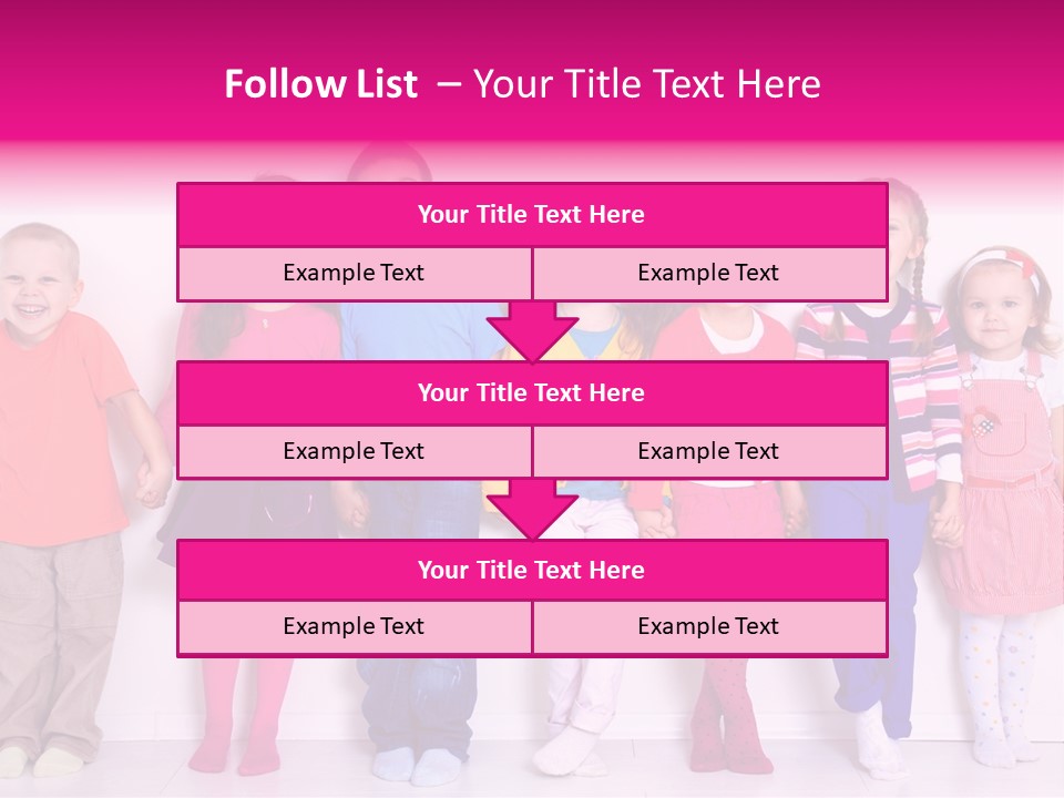 Boys Line Celebration PowerPoint Template