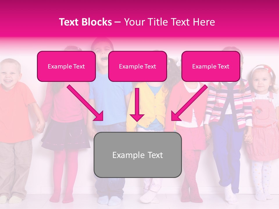 Boys Line Celebration PowerPoint Template