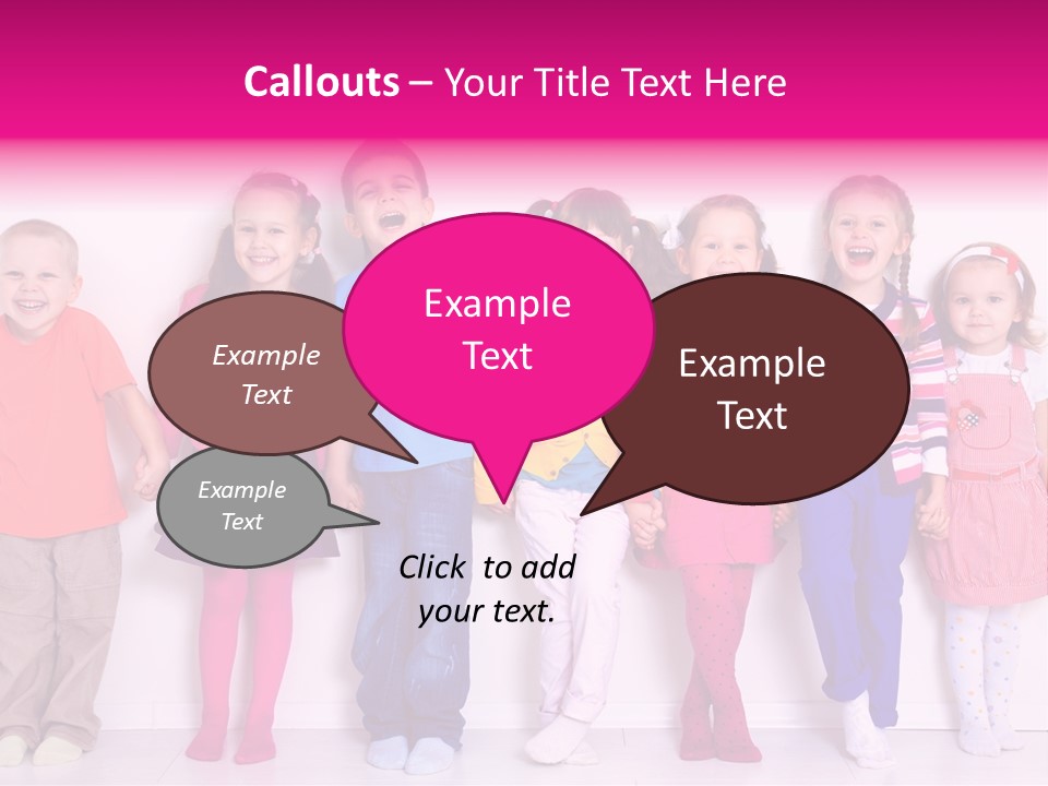 Boys Line Celebration PowerPoint Template