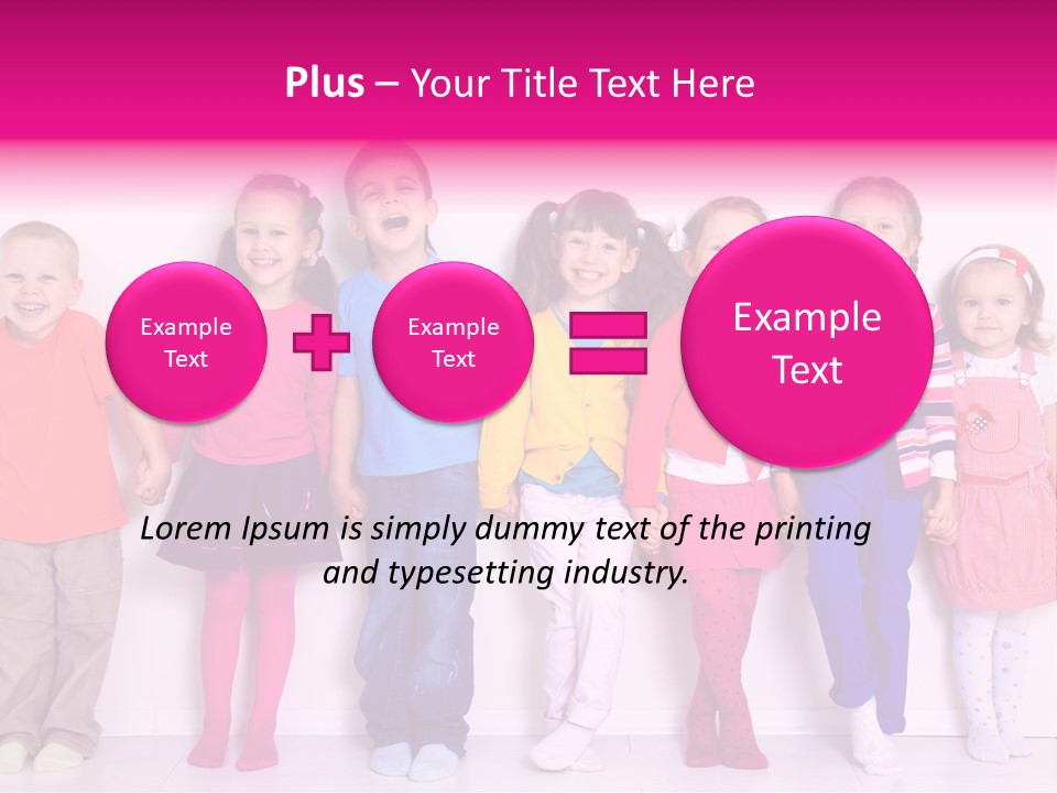 Boys Line Celebration PowerPoint Template