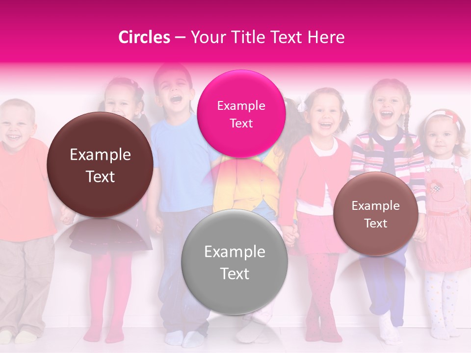 Boys Line Celebration PowerPoint Template