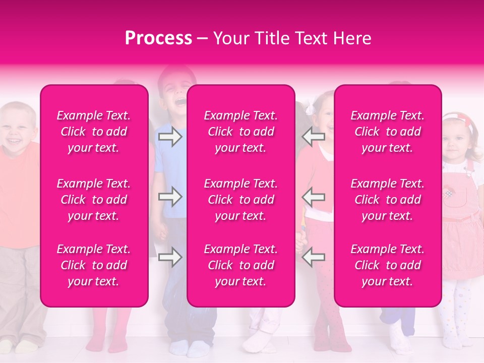 Boys Line Celebration PowerPoint Template