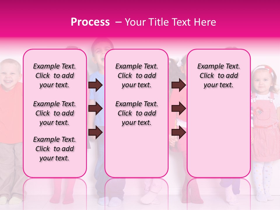 Boys Line Celebration PowerPoint Template