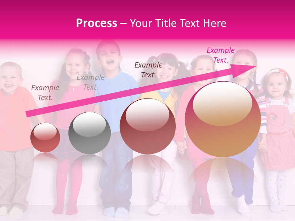 Boys Line Celebration PowerPoint Template