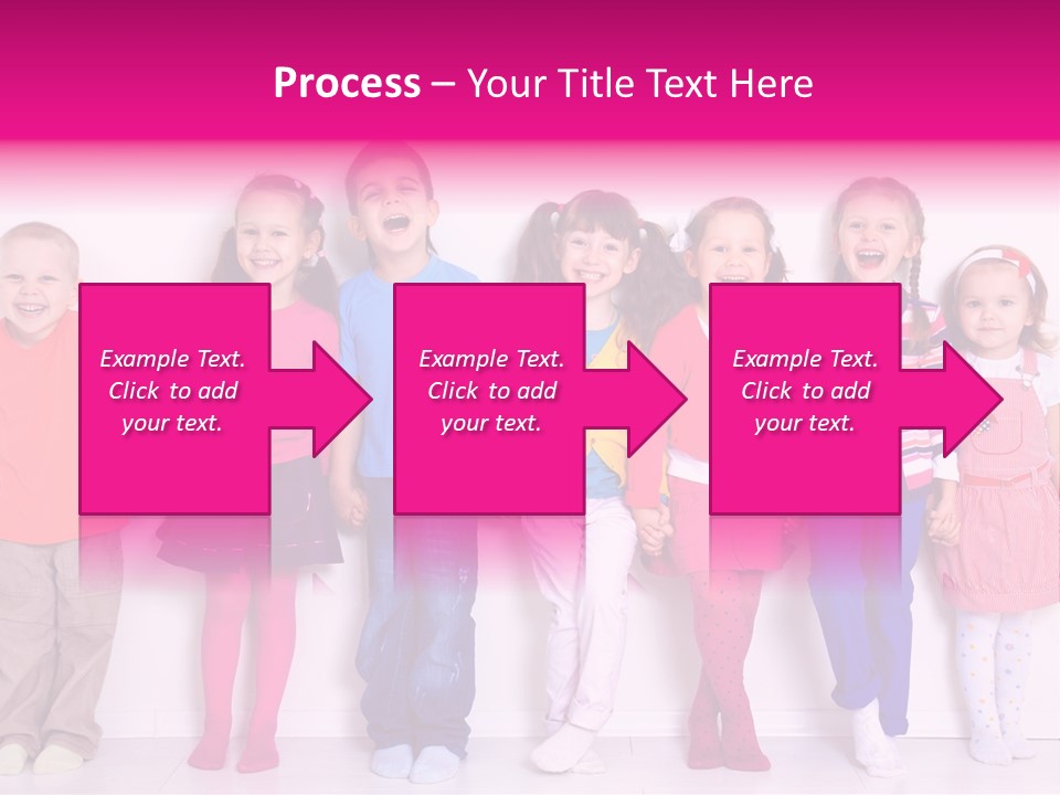 Boys Line Celebration PowerPoint Template