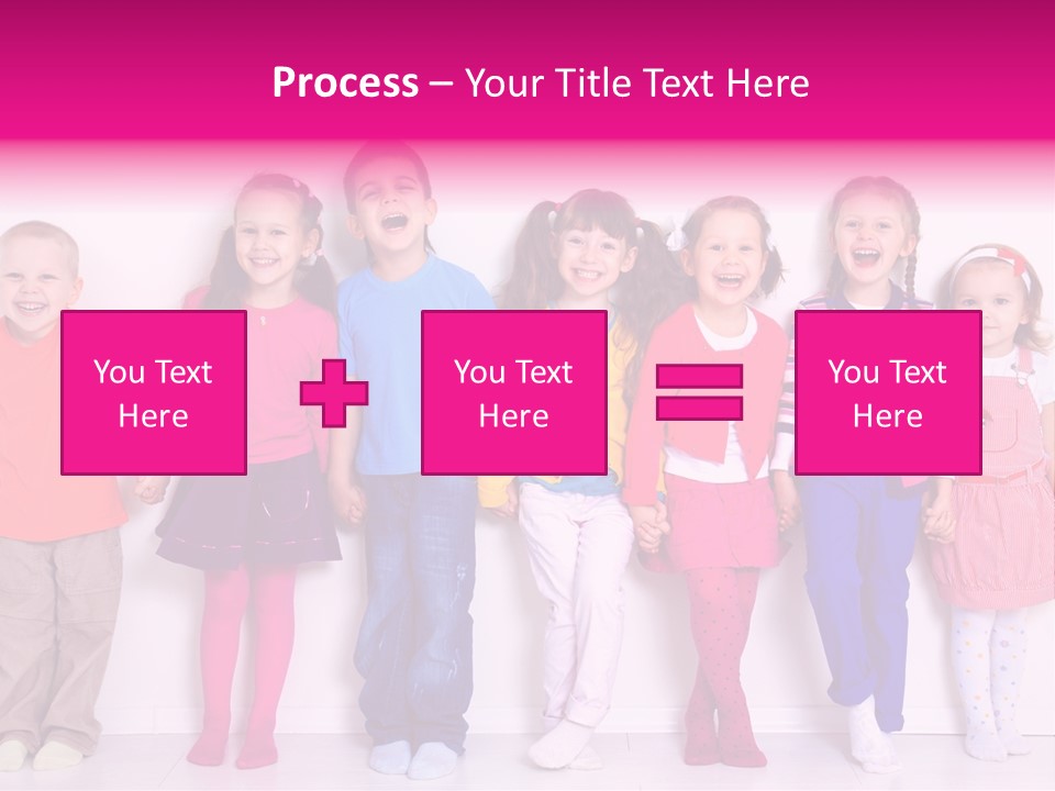 Boys Line Celebration PowerPoint Template