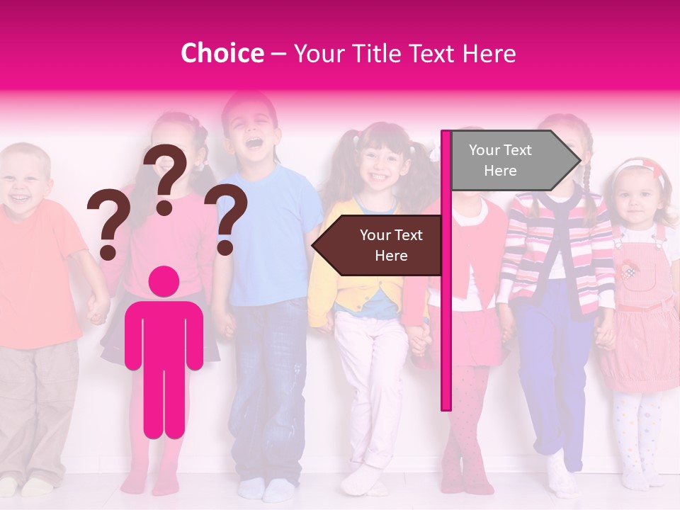 Boys Line Celebration PowerPoint Template