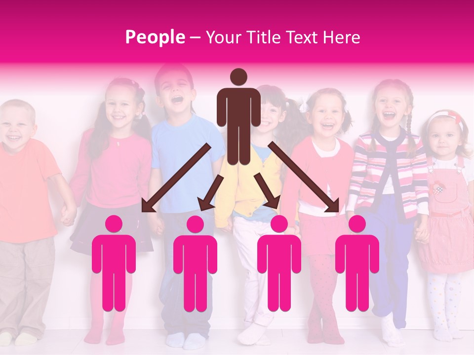 Boys Line Celebration PowerPoint Template