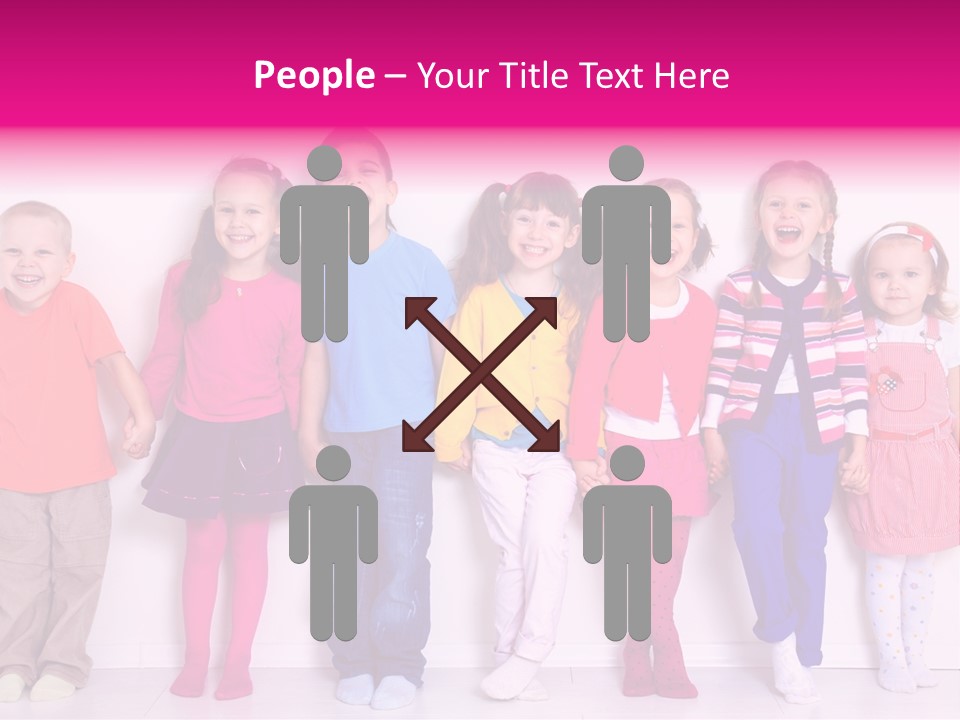 Boys Line Celebration PowerPoint Template