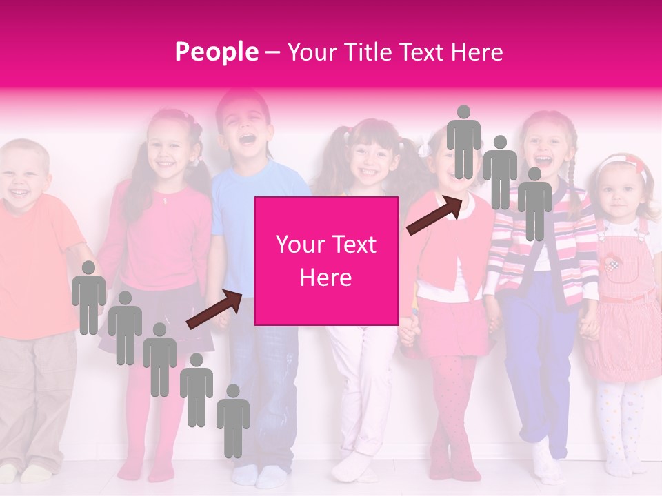 Boys Line Celebration PowerPoint Template