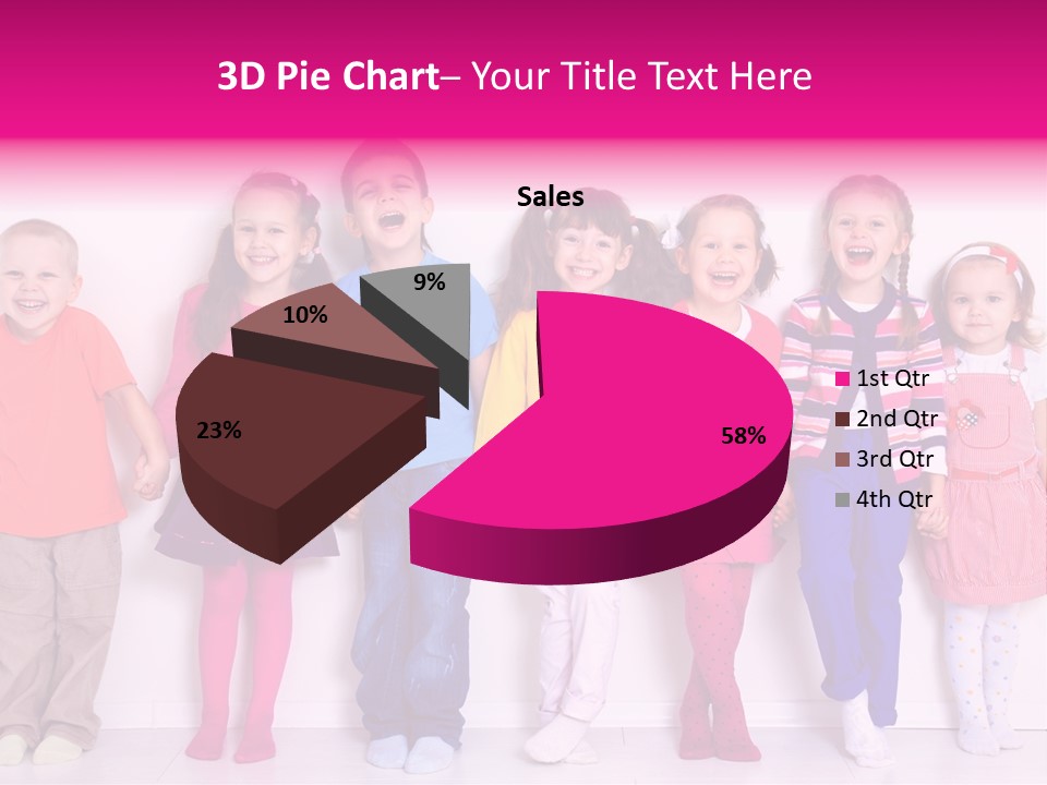Boys Line Celebration PowerPoint Template