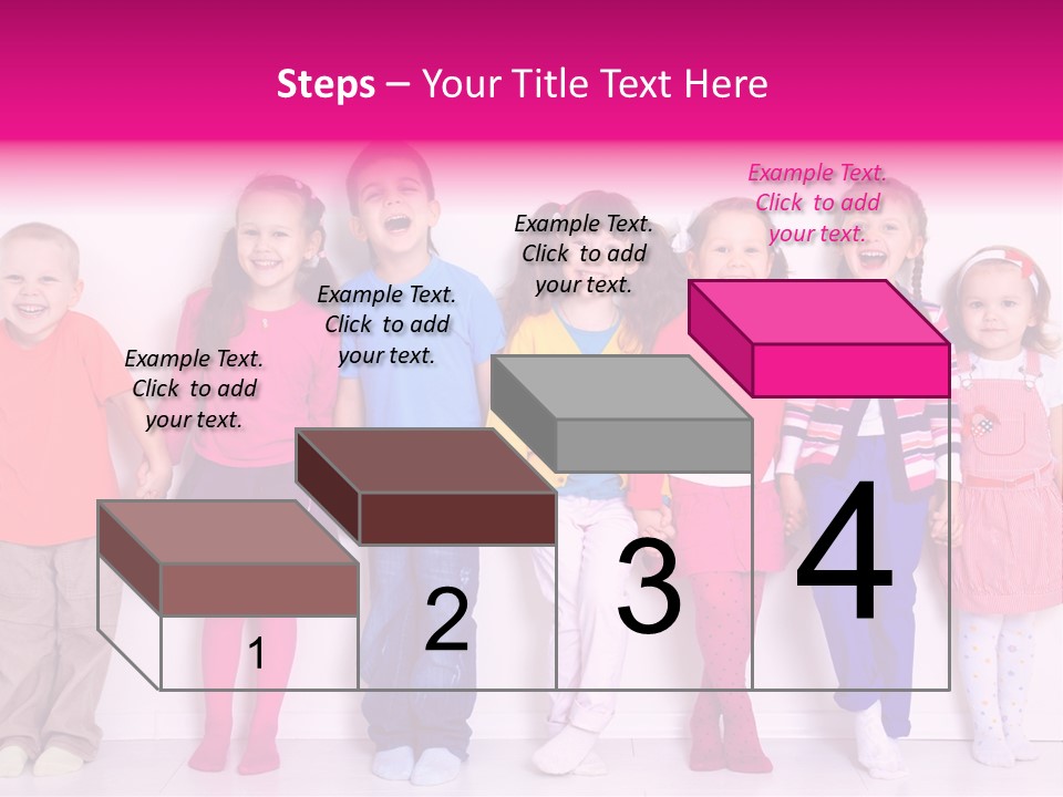 Boys Line Celebration PowerPoint Template